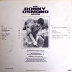 Donny Osmond Album (Back)